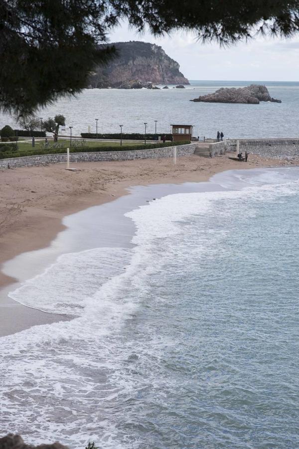 Appartamento Porodicni Sveti Stefan Esterno foto