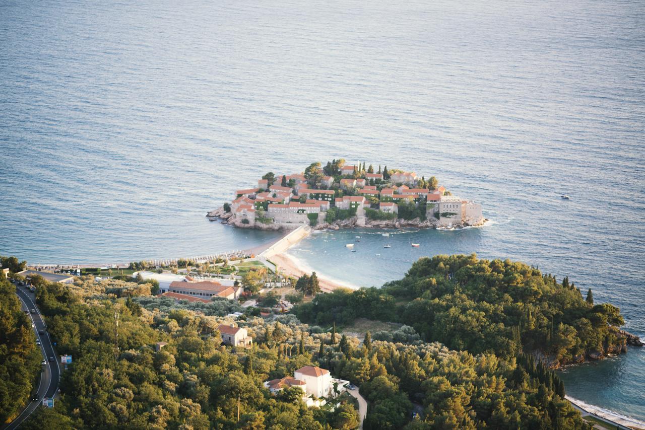 Appartamento Porodicni Sveti Stefan Esterno foto